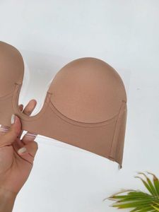H&amp;M Dark NUDE Adhesive BRA in CUP B/C
