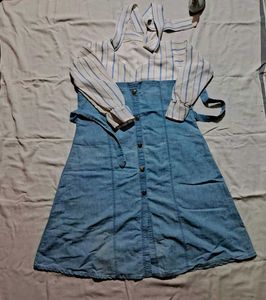 Denim & Stripes Dress