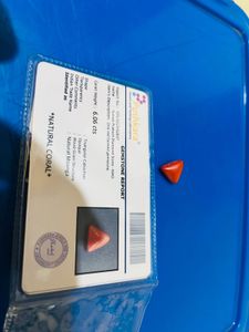 Natural Moonga Coral Gemstone New With Tag