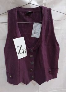 Stylish Purple Vest