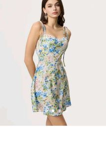 Savana Floral Strappy Tagged Dress