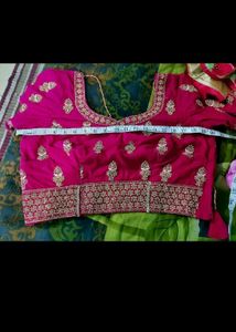 Beautiful Rani pink heavy bridal lehenga