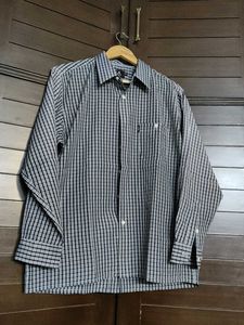 LA Geear Men Black Checks Regular Fit Casual Shirt