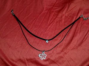 Layered Black Choker Necklace