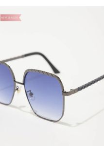 Blue fashion sunglasses