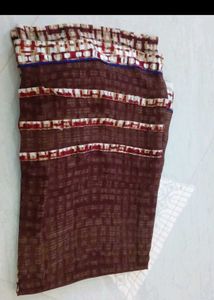 Brown Saree