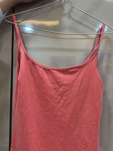Coral Mini Slip Dress