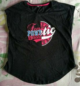 Black Graphic Tee