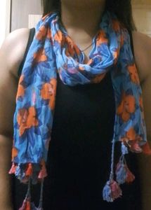 Floral Print Scarf