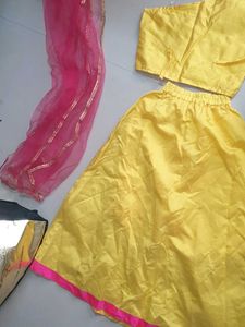Yellow Lehenga Choli Set