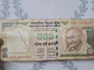 Old Rs.500 Note