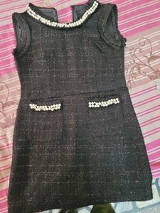 Chic Sparkly Tweed Dress