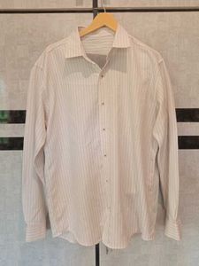 Striped Button-Down Shirt