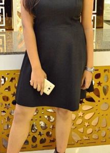 Black Fit &amp; Flare Dress