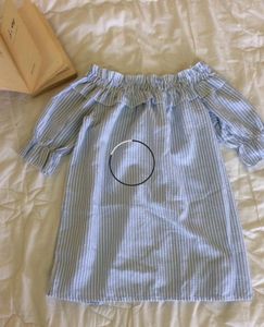 Stripped Off-Shoulder