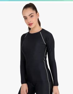 Active Sports wear body hugging black tshirt