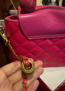 Charles &amp; Keith Quilted Top Handle Bag