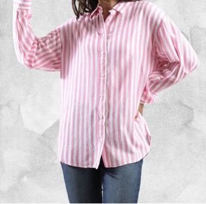 Pink Striped Shirt