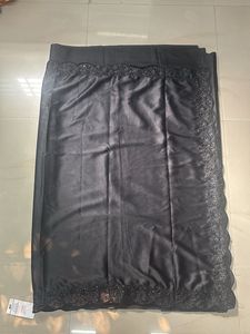 Elegant Black Embellished Saree