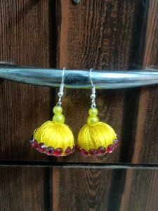Handmade Resham Work Earrings