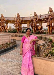 Pink Ethnic Saree