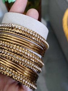 New Stone Metal Bangles