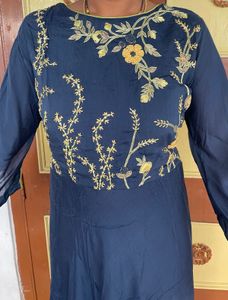 Embroidery Work  Gown
