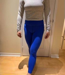 Blue Casual Pants