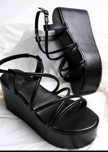 Strappy Wedge Heels