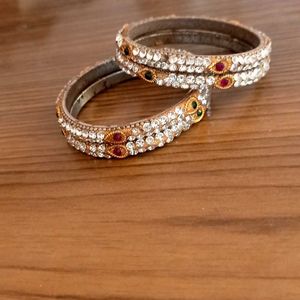 Set of 4 Rhinestone Bangles,stone Bangles,Bangles