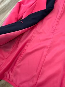 Pink Blazer with Black Trim