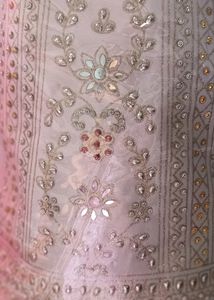 Moon White Bridal Ball Lengha ❤️❤️