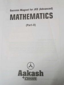 Aakash JEE Advanced 2023 Mathematics Part-II