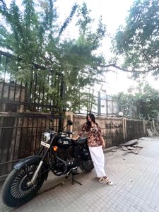 Boho Chic Brown Tunic Top with shell embellishment