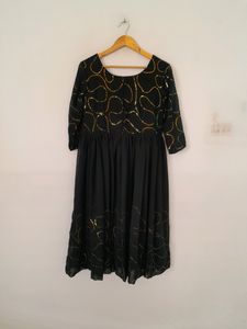 Black Sequin Dress