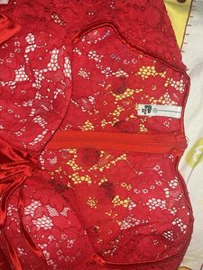 Red Lace Mini Dress
