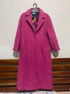 pink over coat