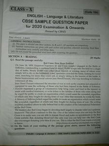 CBSE Class 10 - Past Year Paper