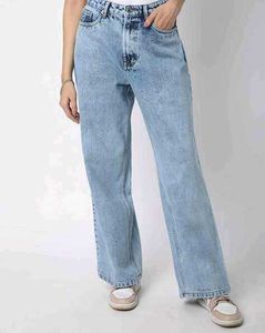 Light Wash Wide Leg Jeans