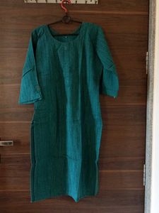A-line Khadi Kurta