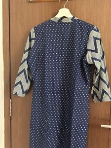 Brand New Polka Dots Collared Kurti For Women