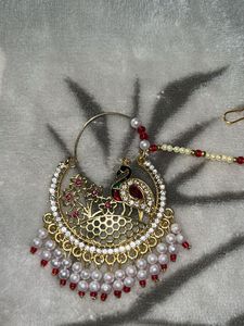 Elegant Peacock Nath