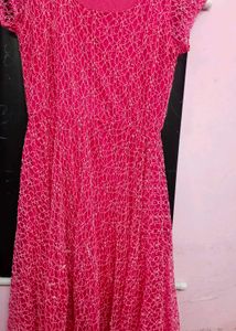 Beautiful High Low Net Dress
