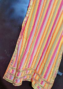 Multi Striped Printed Sharara Suit for 36 Bust