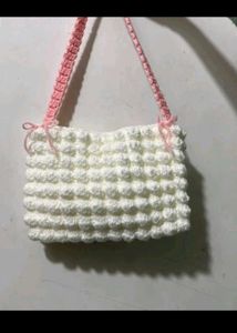 Handmade Crocheted Shoulder Bag