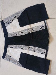 (Price Drop) black & white skirt like shorts🖤