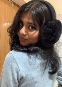 Cozy Black Faux Fur Earmuffs🐰🎀