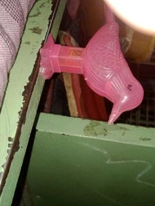 Vintage Pink Bird Whistle