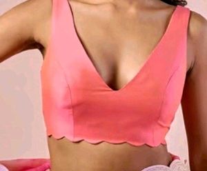 v neck blouse padded