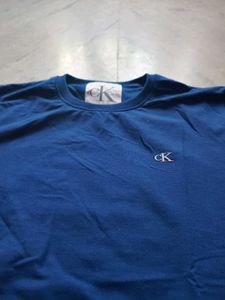 Men Calvin Klein Blue Sweater